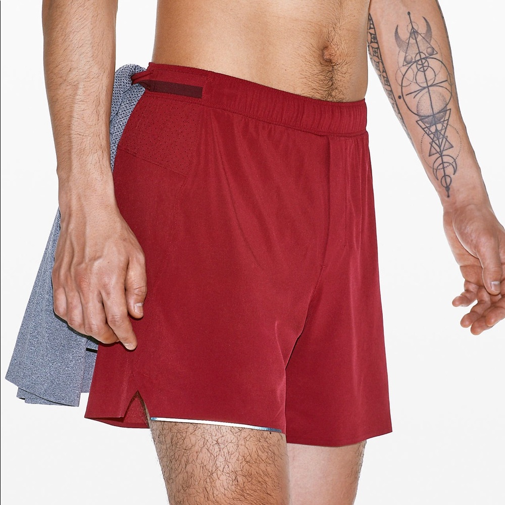 Lululemon Surge Short 6" Liner - Burgundy